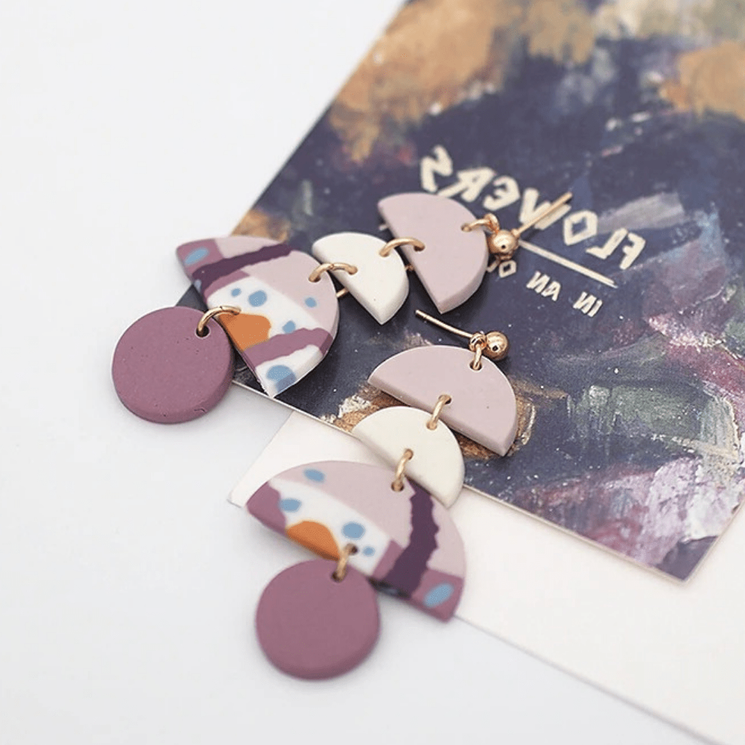 Handmade Polymer Clay Earrings | Lightweight Earrings For Every Occassion - Alora Boutique
