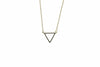 Load image into Gallery viewer, Delicate Triangle Necklace Meaningful Gift Necklace Alora Boutique 