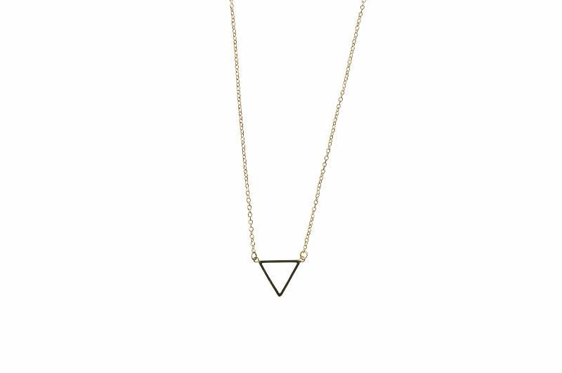 Delicate Triangle Necklace Meaningful Gift Necklace Alora Boutique 