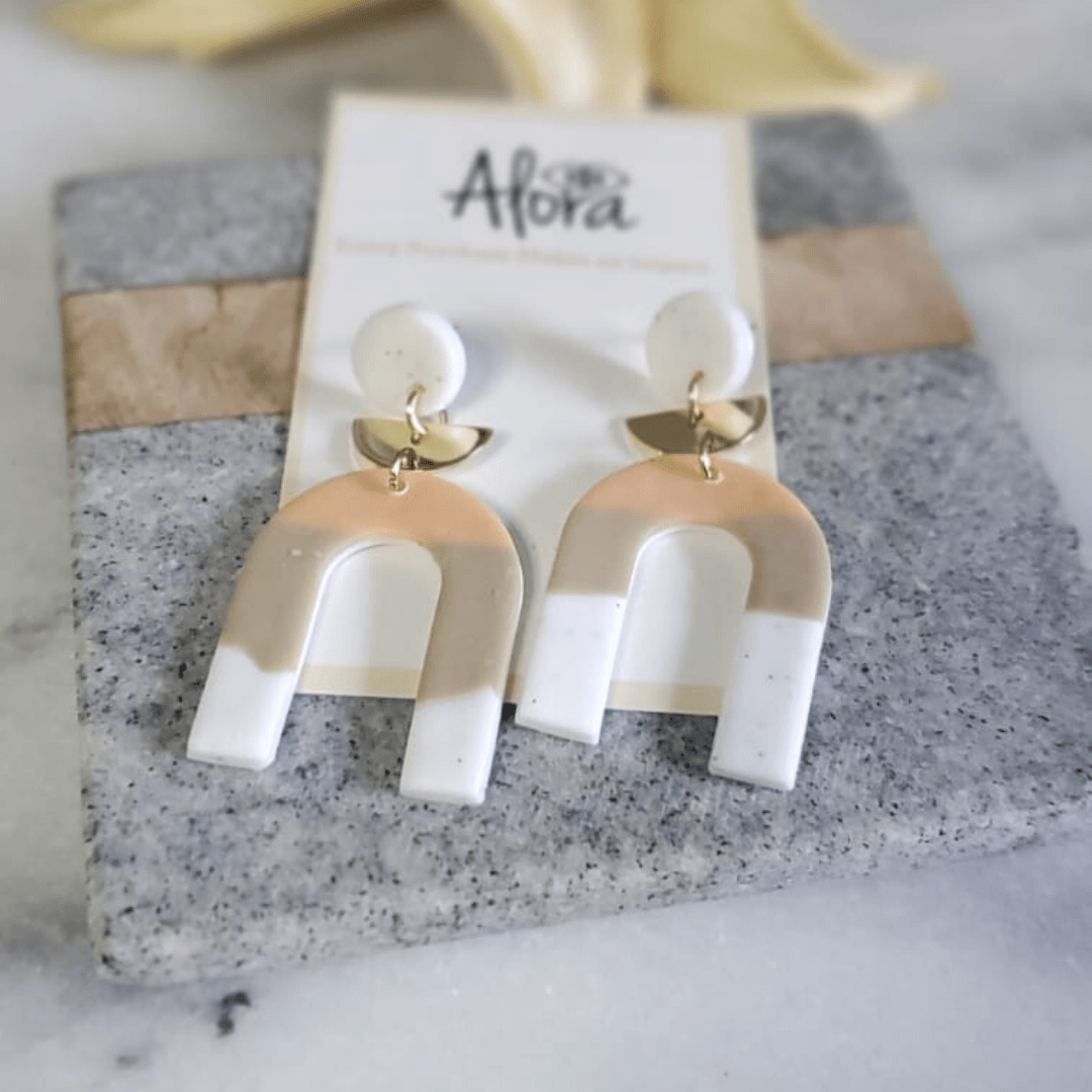 Estelle Polymer Clay Earrings - 7 Styles - Alora Boutique
